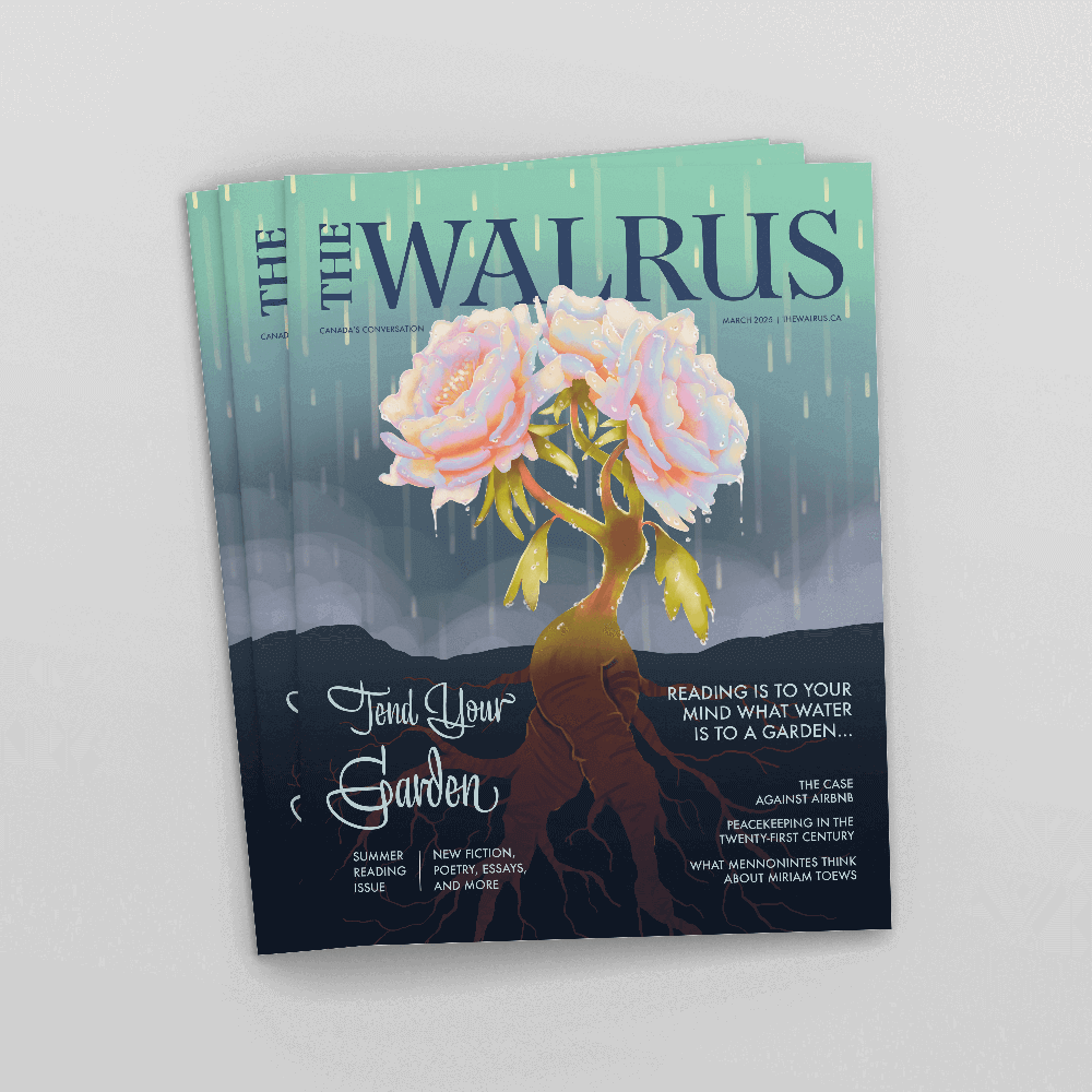 mockup of magazine cover